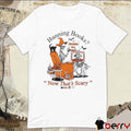 Penguin Random House Banning Books Now That’s Scary Reading Is A Right Halloween 2025 t-shirt