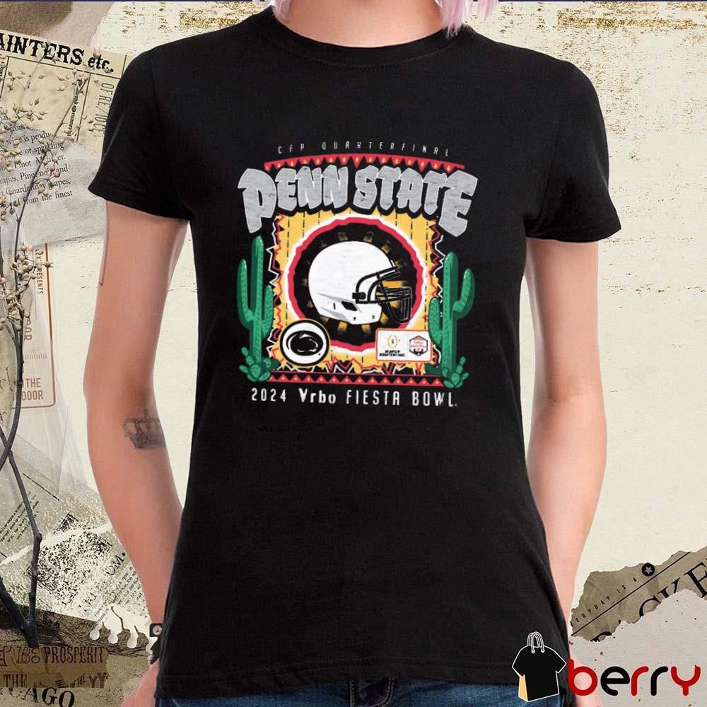 Penn State Nittany Lions 2025 College Football Playoff Quarterfinal VRBO Fiesta Bowl Bound t-shirt