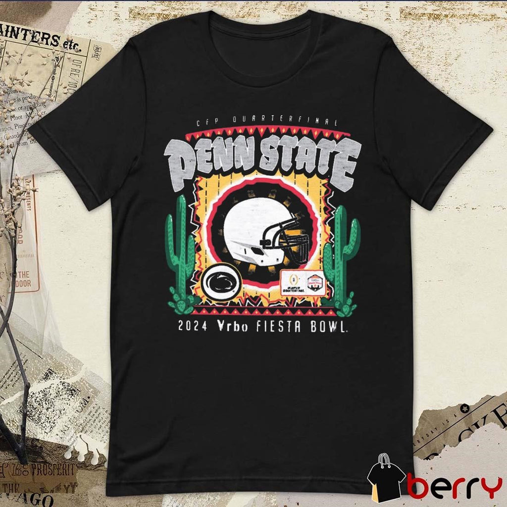 Penn State Nittany Lions 2025 College Football Playoff Quarterfinal VRBO Fiesta Bowl Bound t-shirt
