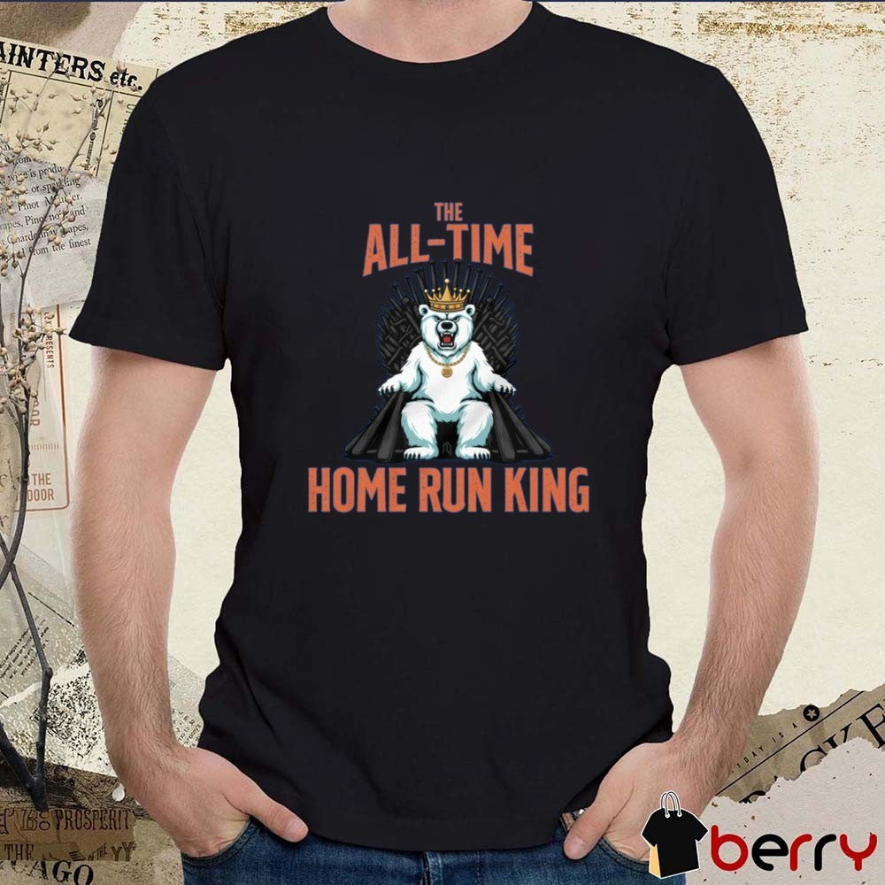 Pete Alonso The All-Time Home Run King New York Mets MLB Polar Bear King t-shirt