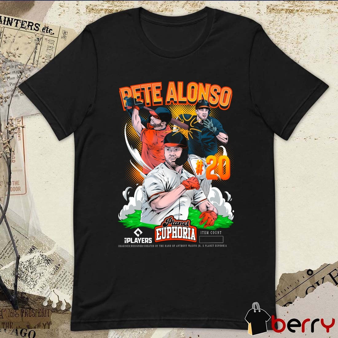 Pete Alonso V2 Baltimore Orioles MLB 2026 Planet Euphoria Art t-shirt