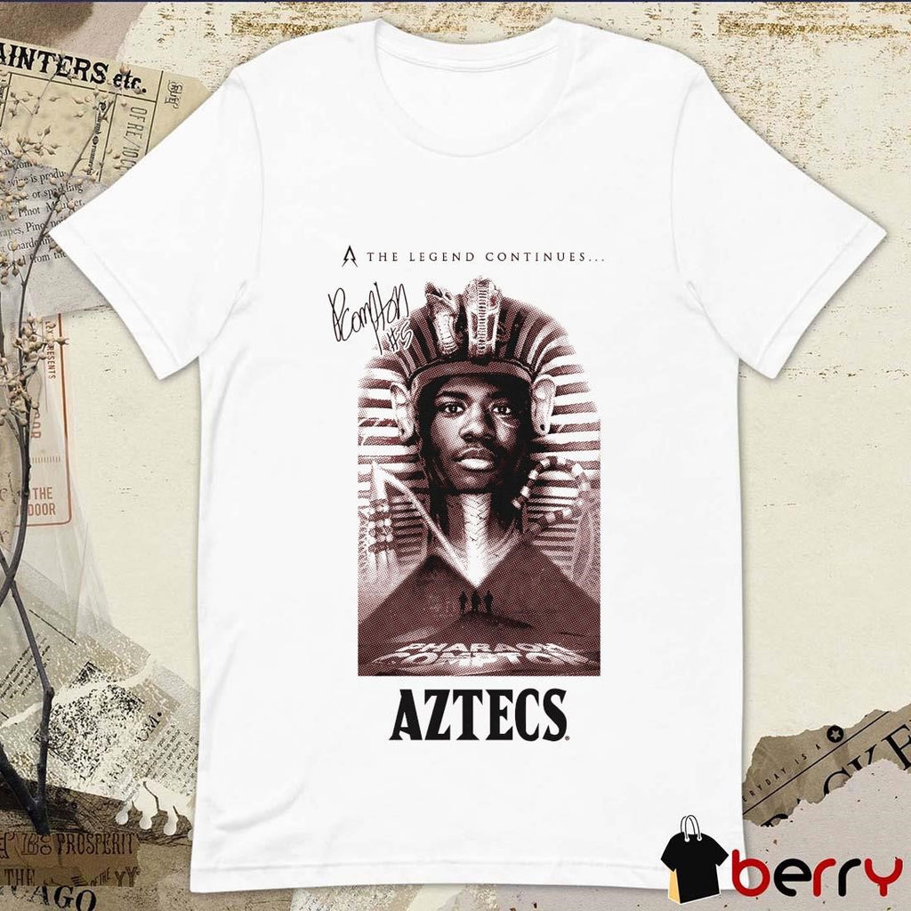 Pharaoh Compton Legend San Diego State Aztecs The Legend Continues Signature t-shirt