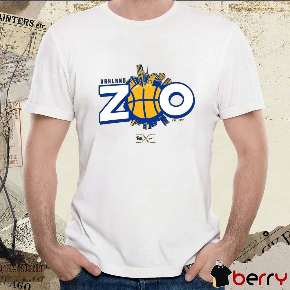 Pitt Panthers Rally Loud Basketball Oakland Zoo Est 2001 t-shirt