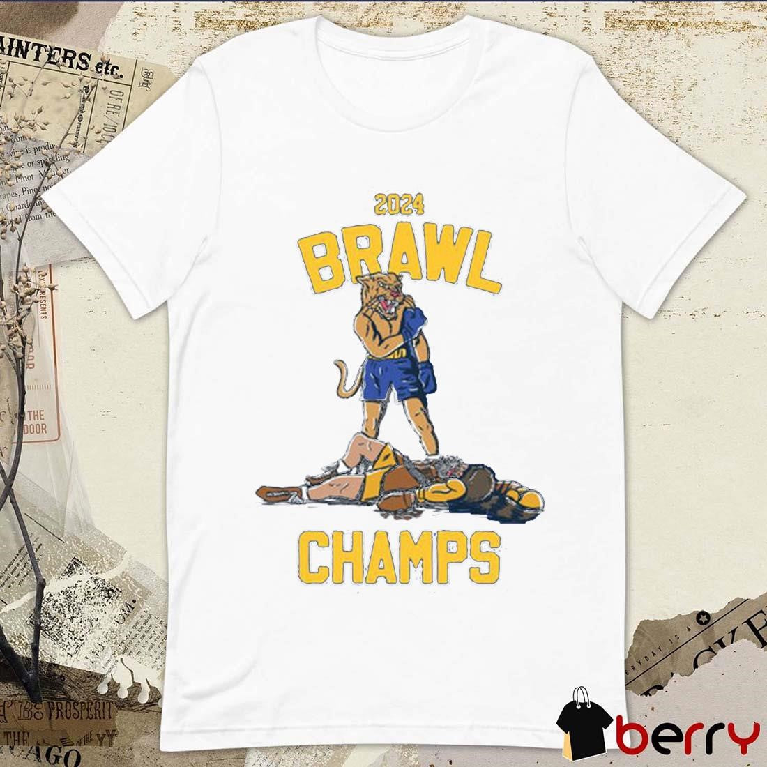 Pitt Panthers Vs West Virginia 2024 Brawl Champs t-shirt