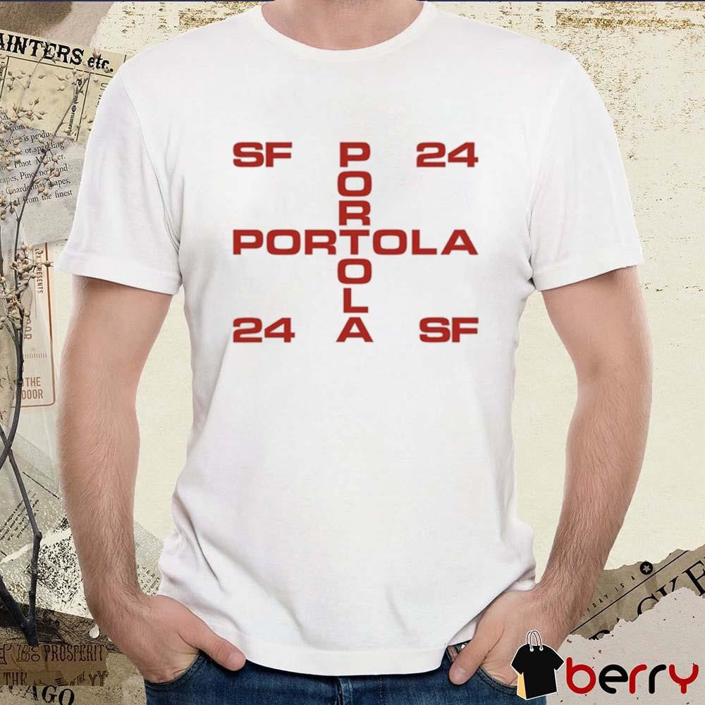 Portola Cross Logo Lineup 2024 t-shirt