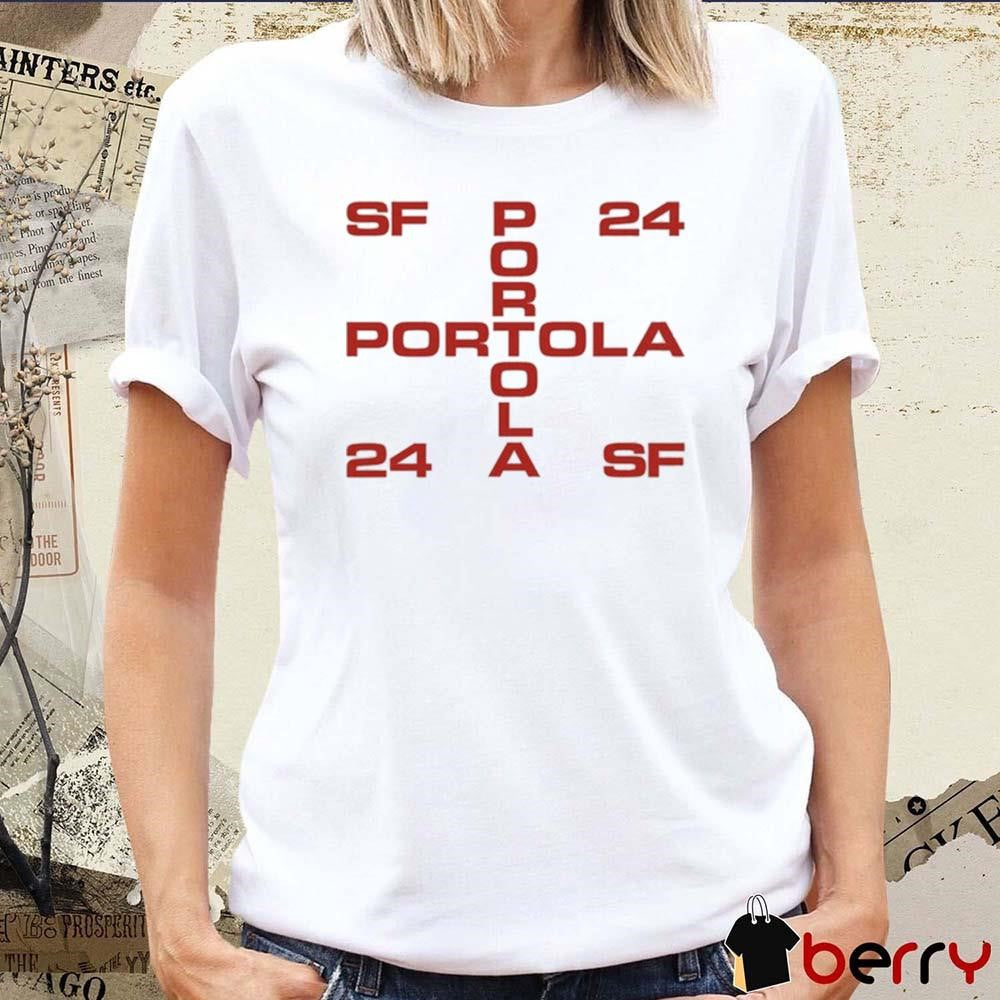 Portola Cross Logo Lineup 2024 t-shirt