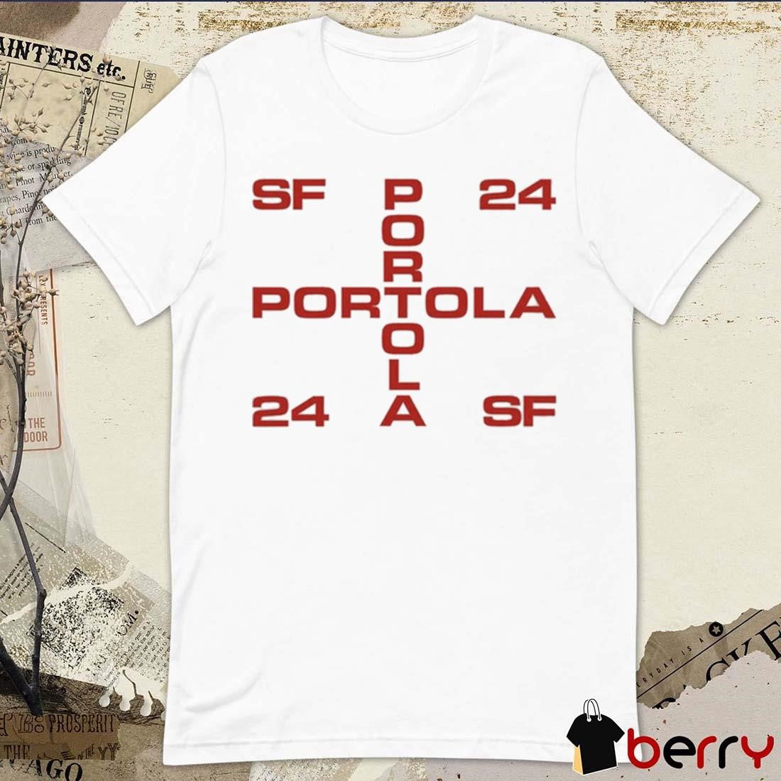 Portola Cross Logo Lineup 2024 t-shirt
