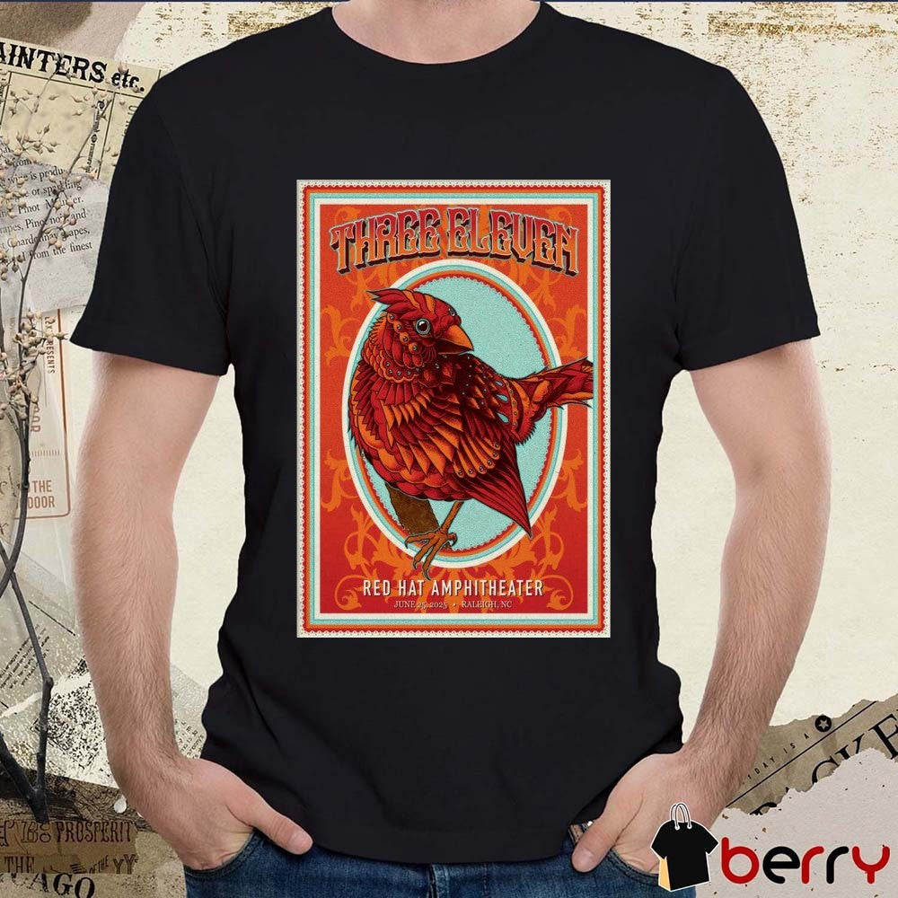 Poster 311 On June 25 2025 Red Hat Amphitheater In Raleigh NC Shows t-shirt