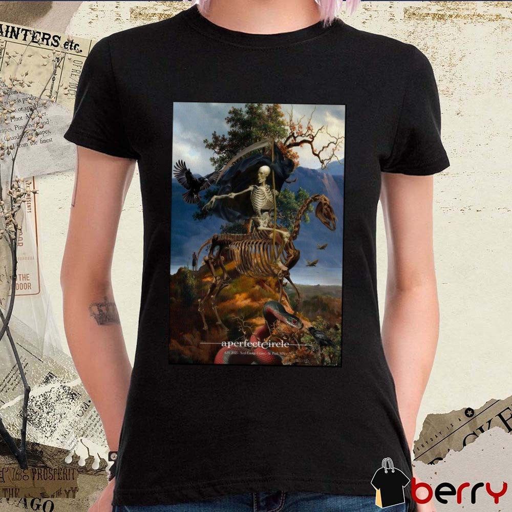 Poster A Perfect Circle Xcel Energy Center Saint Paul MN June 1 2025 t-shirt