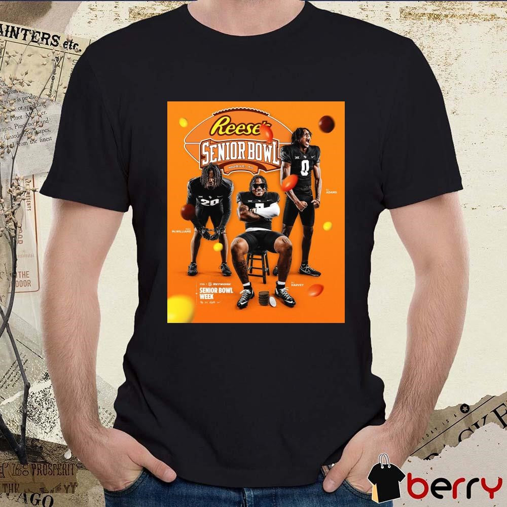 Poster BJ Adams Mc Williams RJ Harvey UCF Football The Senior Bowl t-shirt