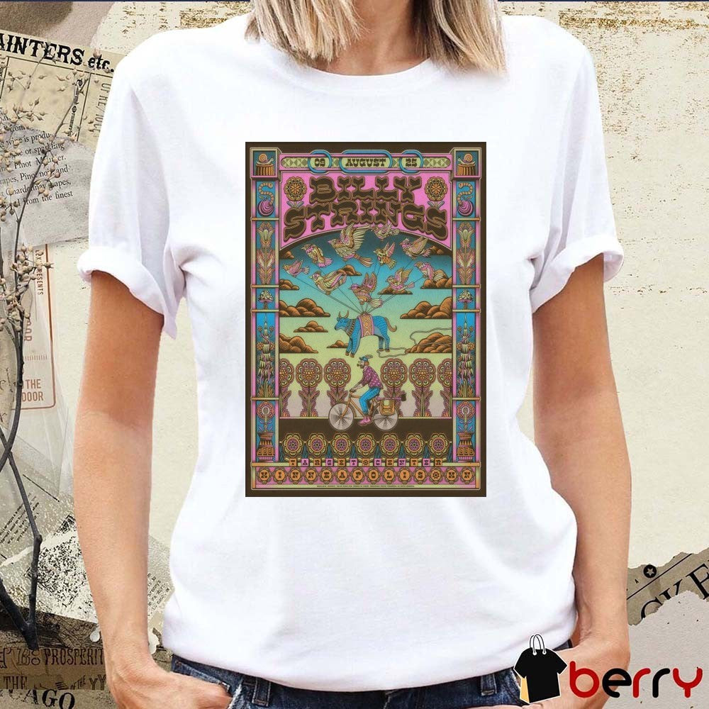 Poster Billy Strings Target Center In Minneapolis MN August 9 2025 t-shirt