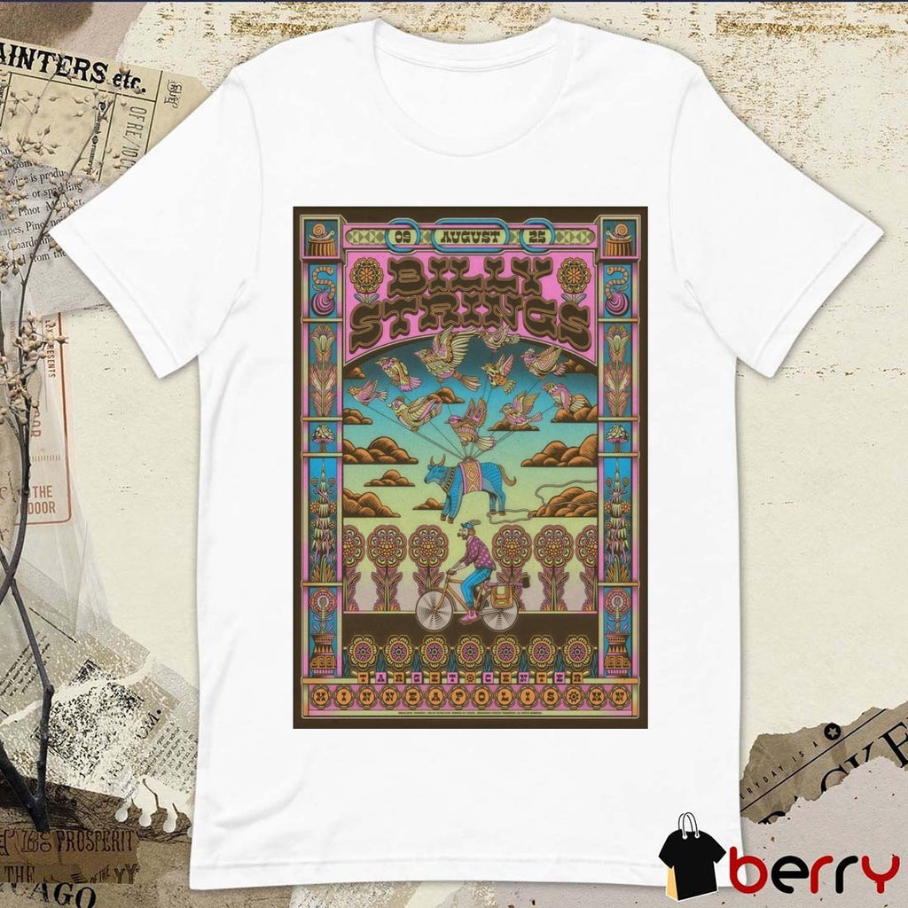 Poster Billy Strings Target Center In Minneapolis MN August 9 2025 t-shirt