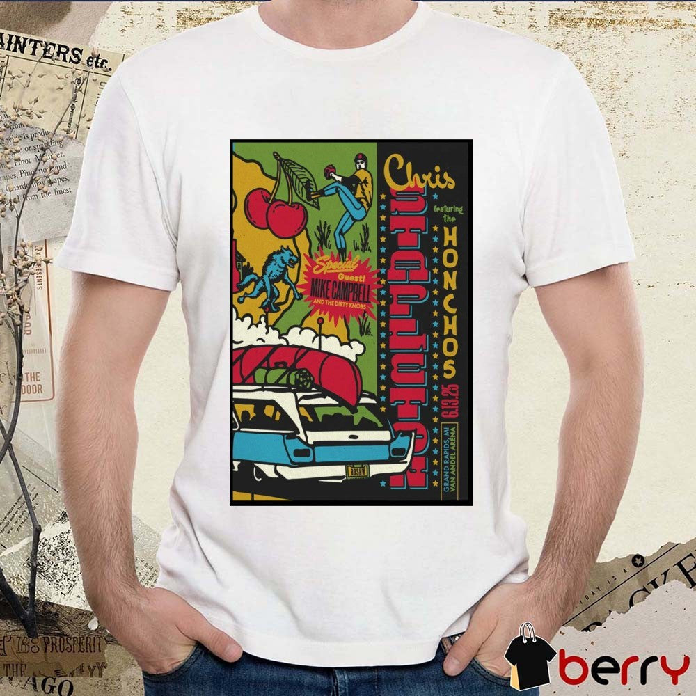Poster Chris Stapleton Grand Rapids MI June 13 2025 Van Andel Arena t-shirt
