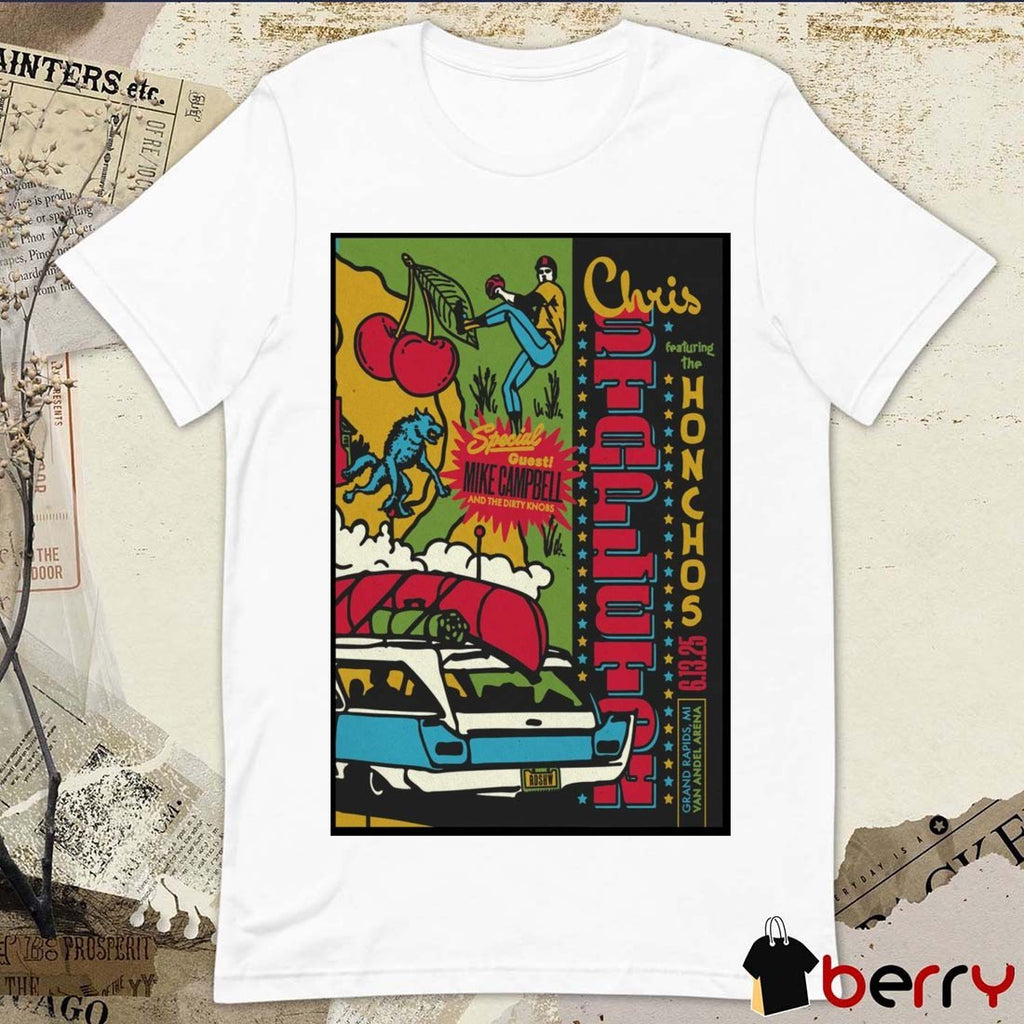 Poster Chris Stapleton Grand Rapids MI June 13 2025 Van Andel Arena t-shirt