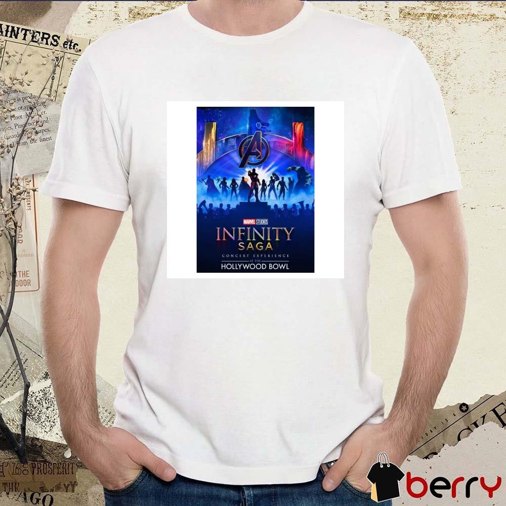 Poster Infinity Saga Concert Experience At The Hollywood Bowl 2025 t-shirt