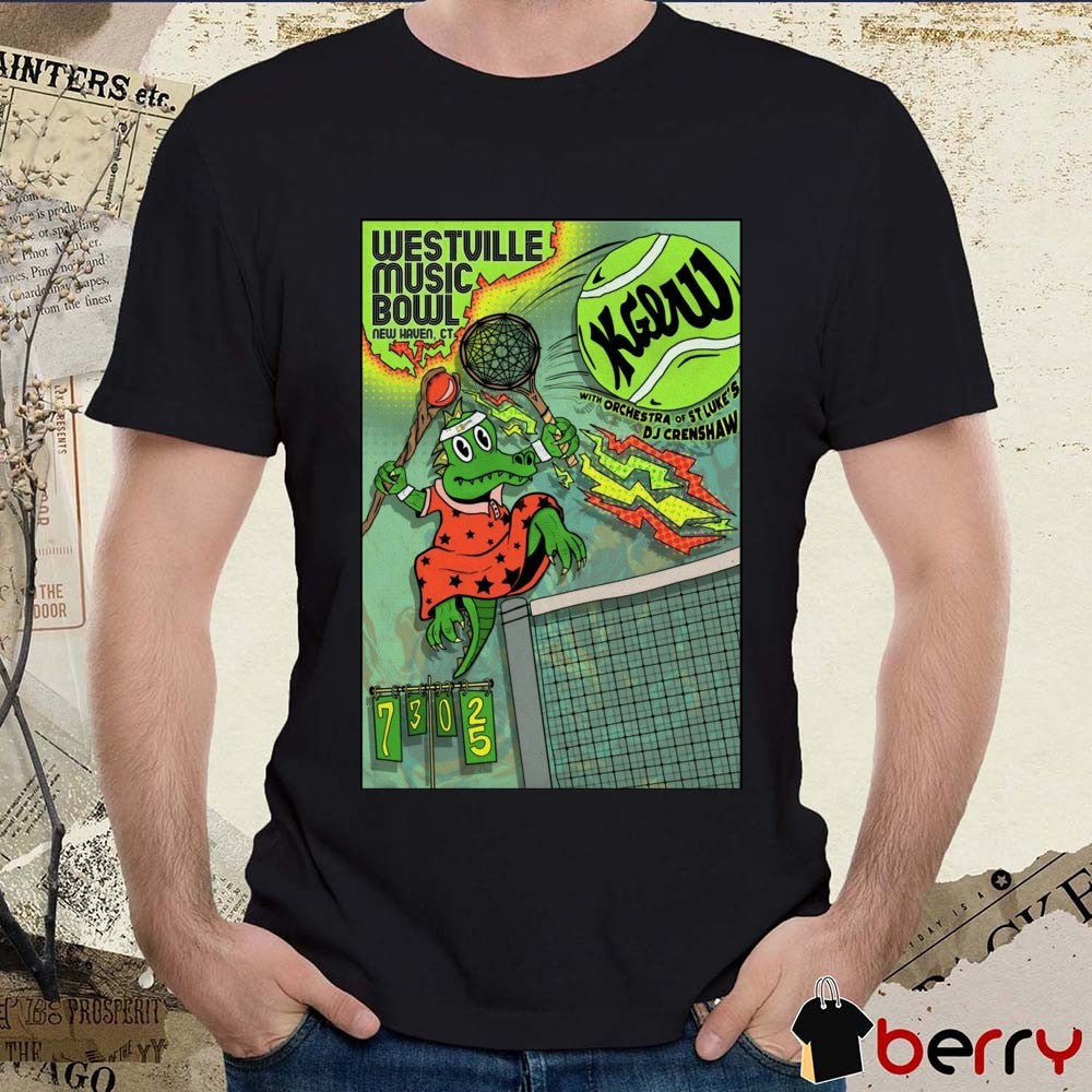 Poster King Gizzard And The Lizard Wizard Westville Music Bowl In New Haven CT On July 30 2025 t-shirt