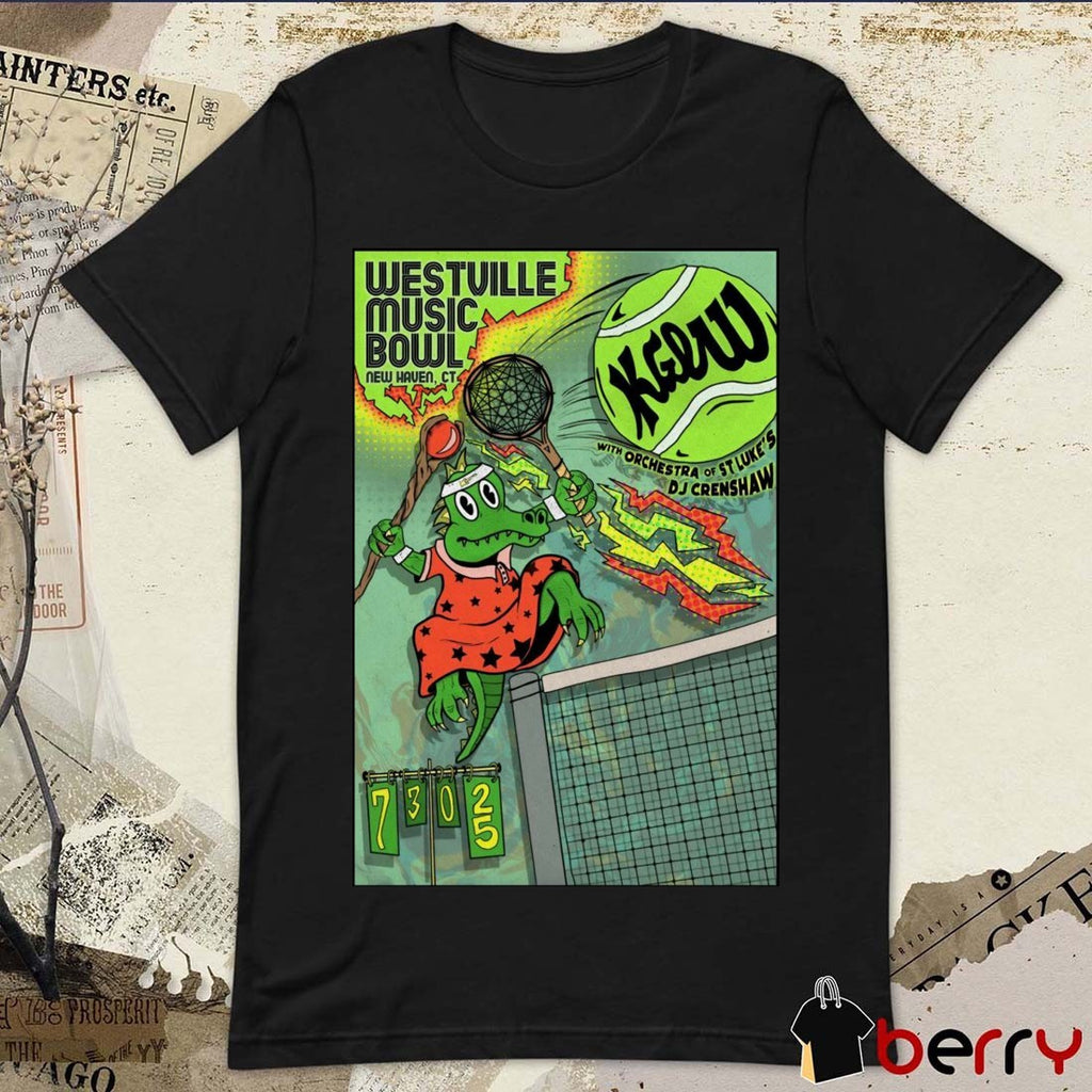 Poster King Gizzard And The Lizard Wizard Westville Music Bowl In New Haven CT On July 30 2025 t-shirt