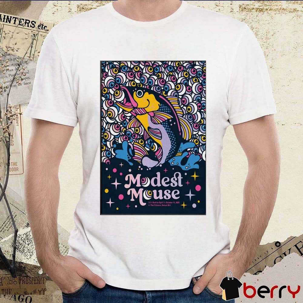 Poster Modest Mouse October 11 2025 The Fillmore Detroit Tour t–shirt