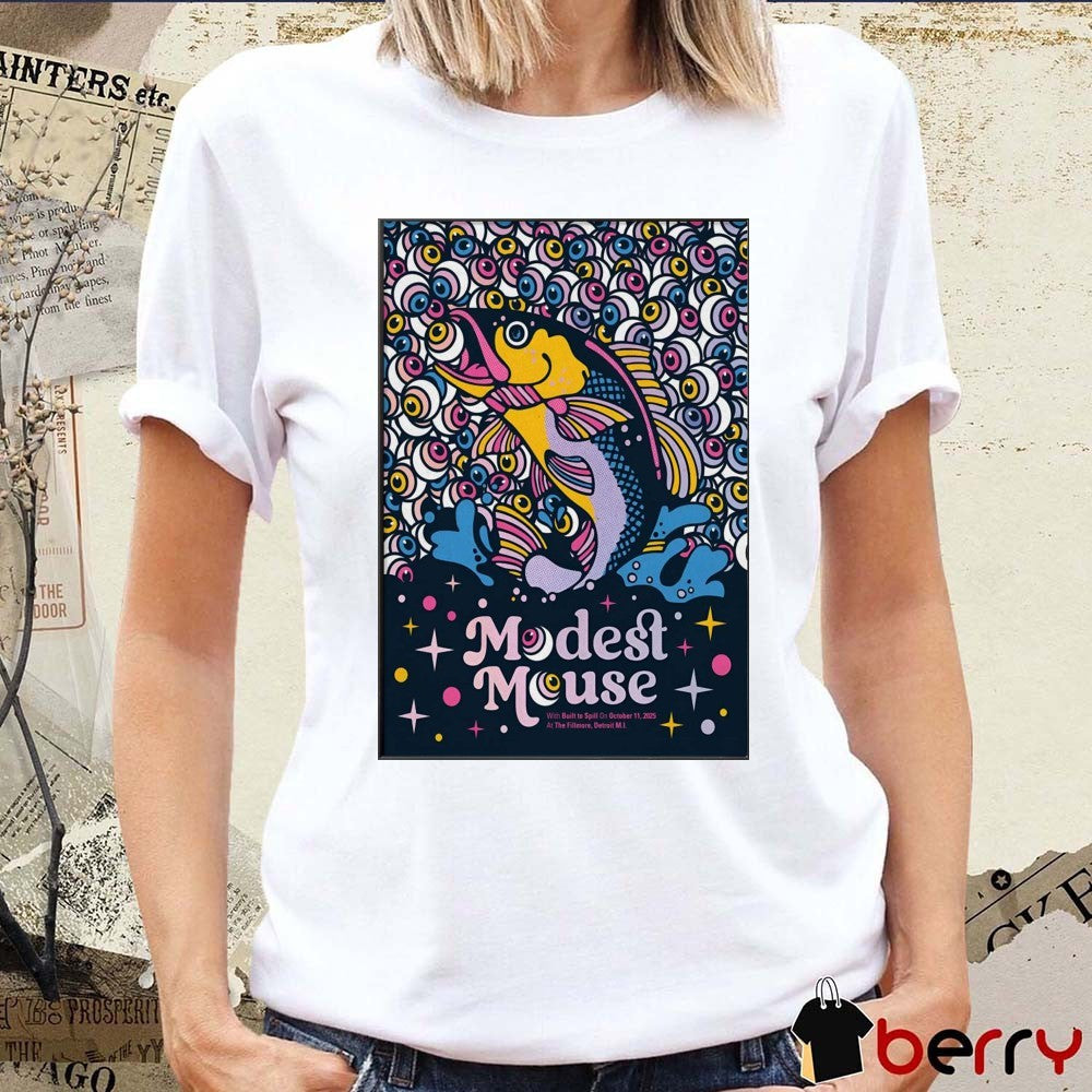 Poster Modest Mouse October 11 2025 The Fillmore Detroit Tour t–shirt