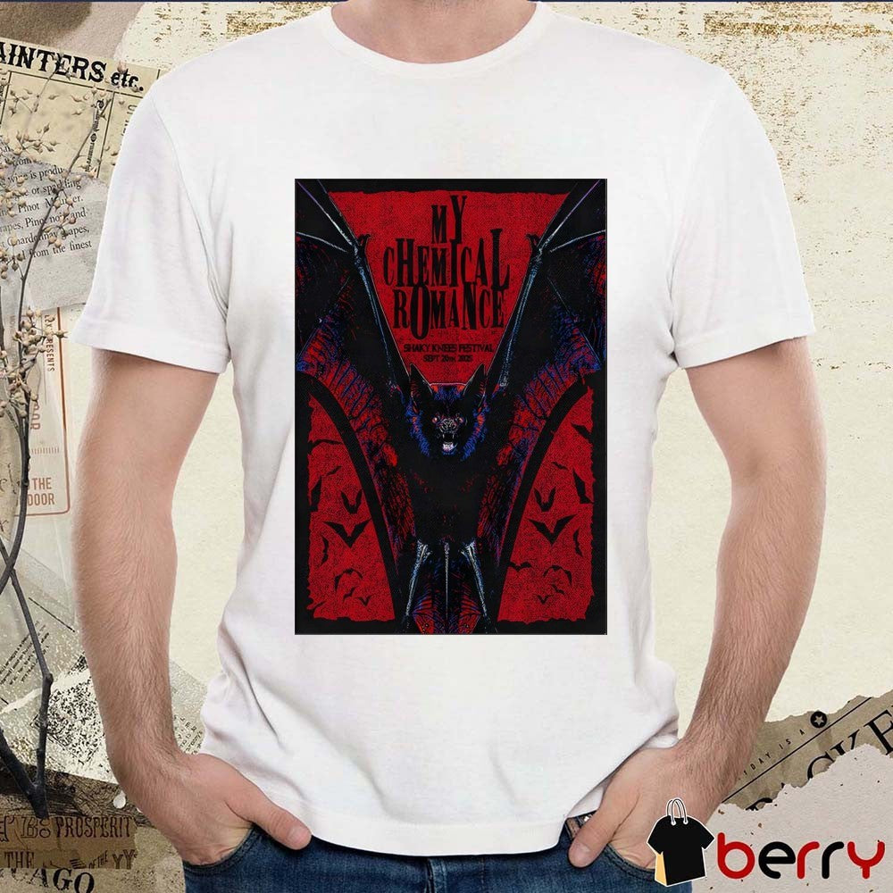 Poster My Chemical Romance Shaky Knees Festival On September 20 2025 In Atlanta GA t-shirt