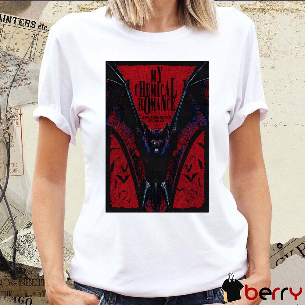 Poster My Chemical Romance Shaky Knees Festival On September 20 2025 In Atlanta GA t-shirt