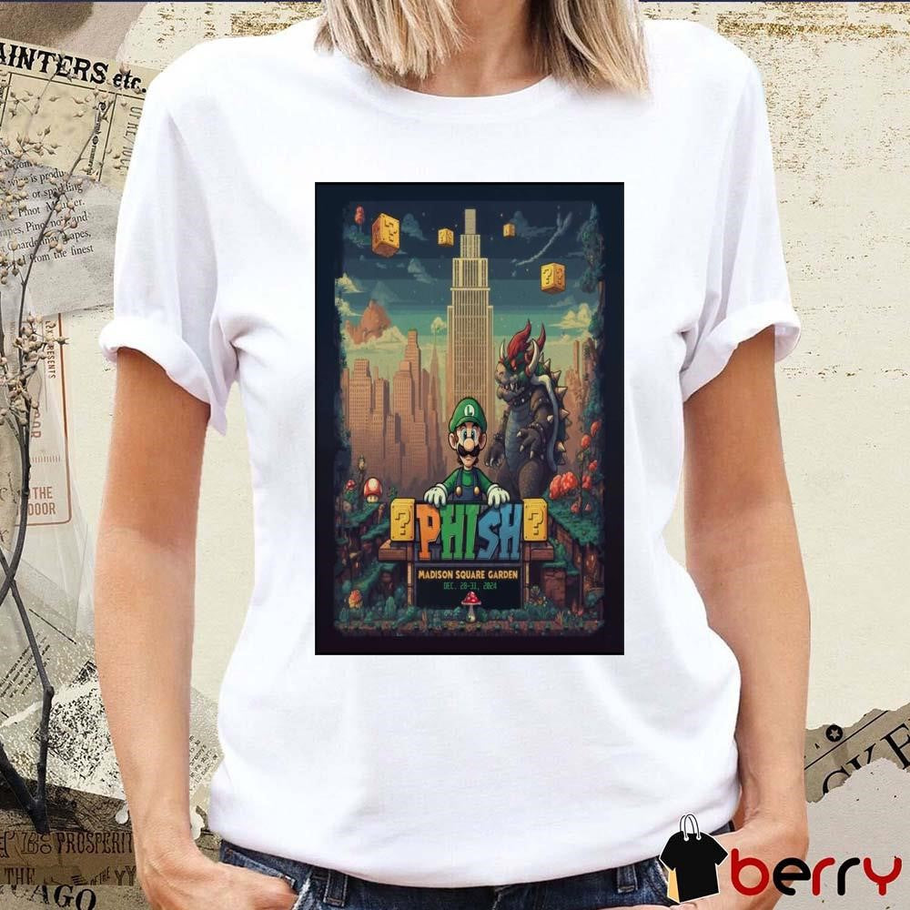Poster Phish Madison Square Garden New York NY December 28-31 2024 t-shirt