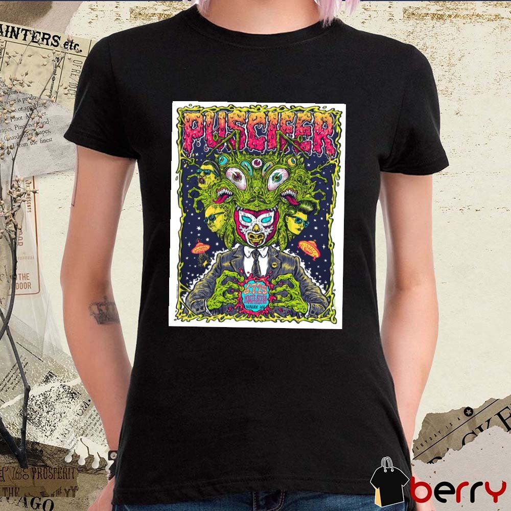 Poster Puscifer June 7 2025 White River Amphitheatre in Auburn WA t-shirt