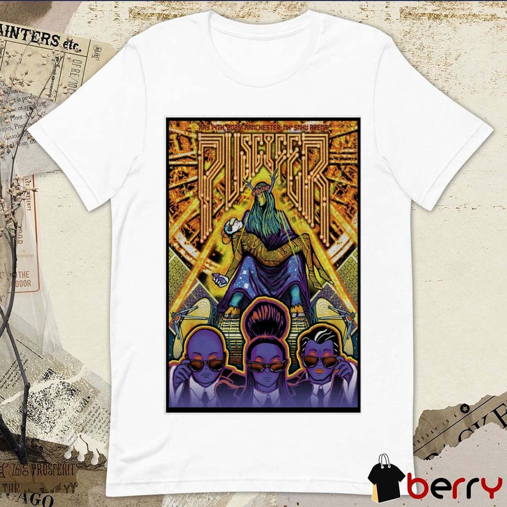 Poster Puscifer SNHU Arena Manchester NH May 14th 2025 Concert t-shirt