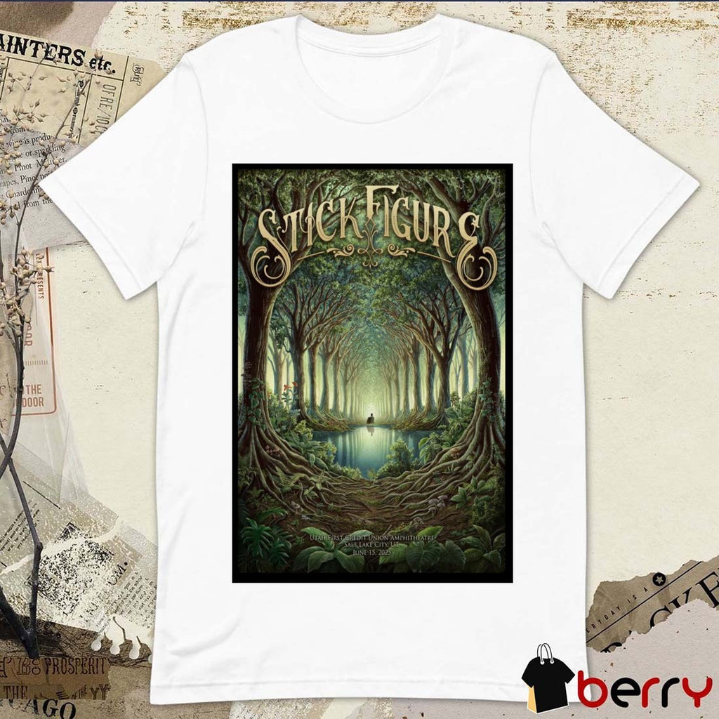 Poster Stick Figure At Utah First Credit Union Amphitheatre Salt Lake City UT On June 15 2025 t-shirt