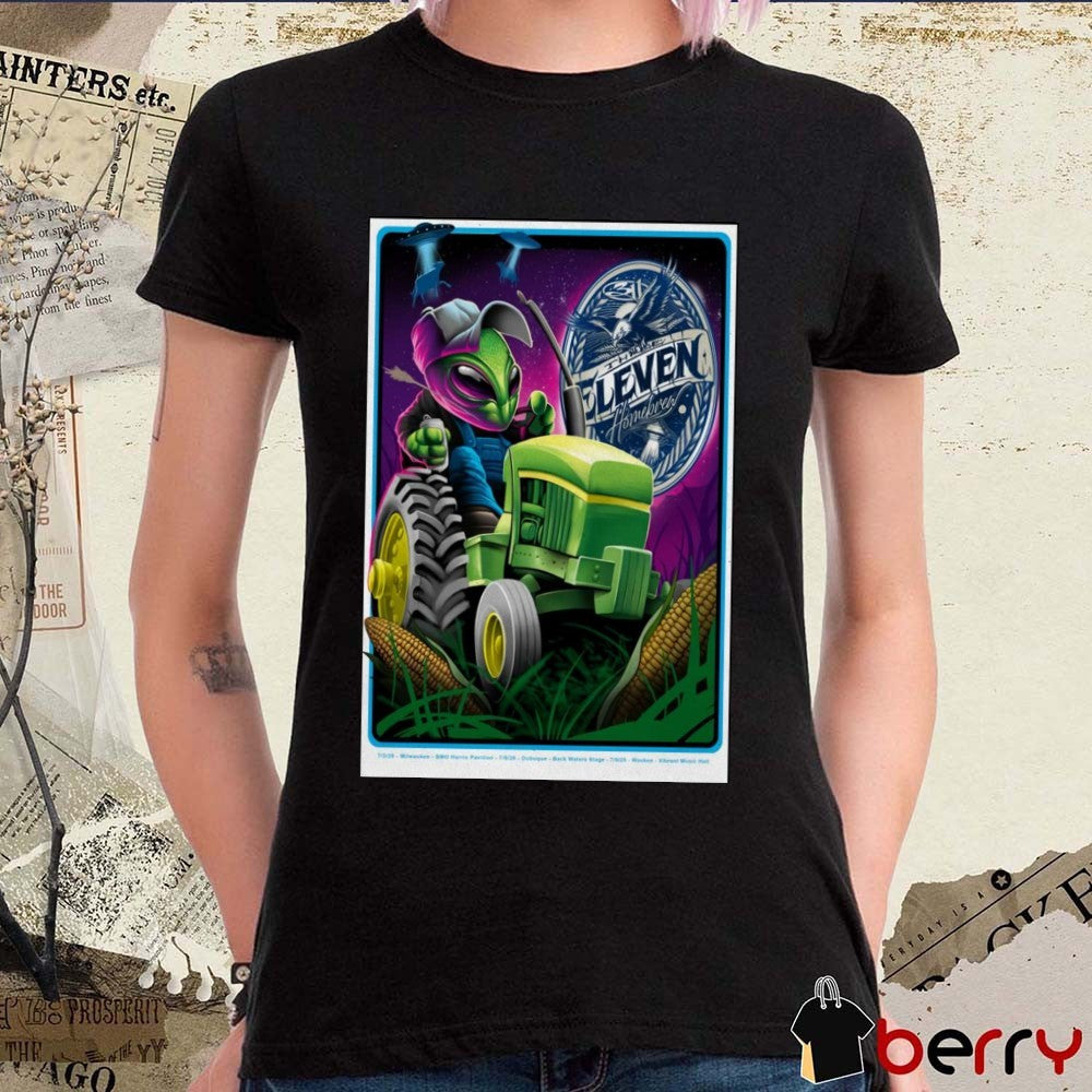 Poster The 311 Band Milwaukee WI July 03 2025 Concert at the BMO Pavilion t-shirt