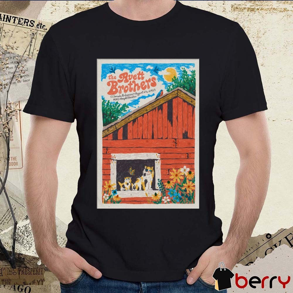 Poster The Avett Brothers MAD Amphitheater In El Dorado AR August 23 2025 t-shirt