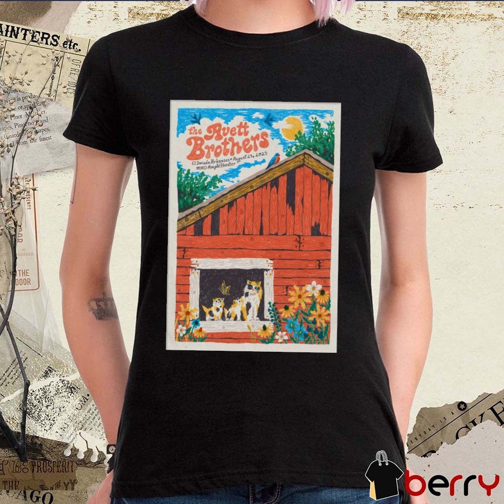 Poster The Avett Brothers MAD Amphitheater In El Dorado AR August 23 2025 t-shirt