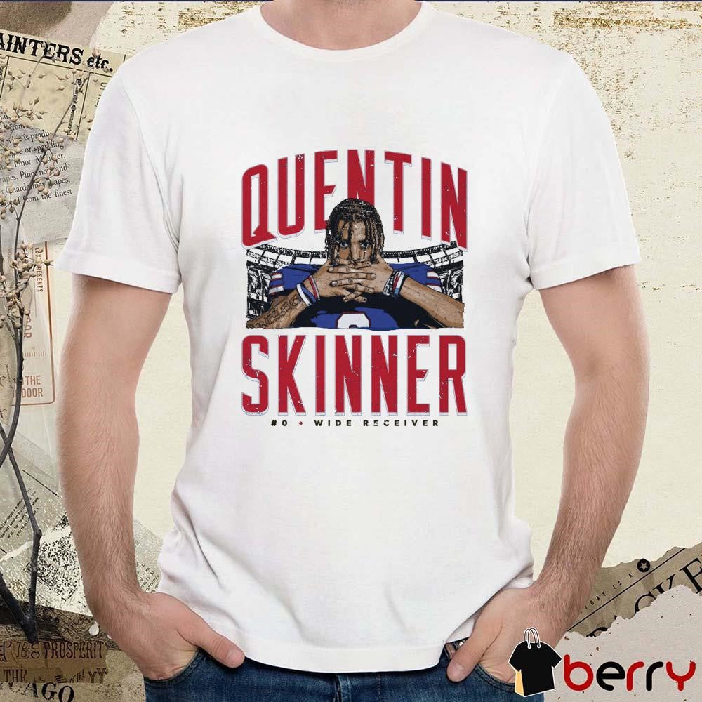Quentin Skinner College Player Name #0 Kansas Jayhawks Wide Receiver t-shirt