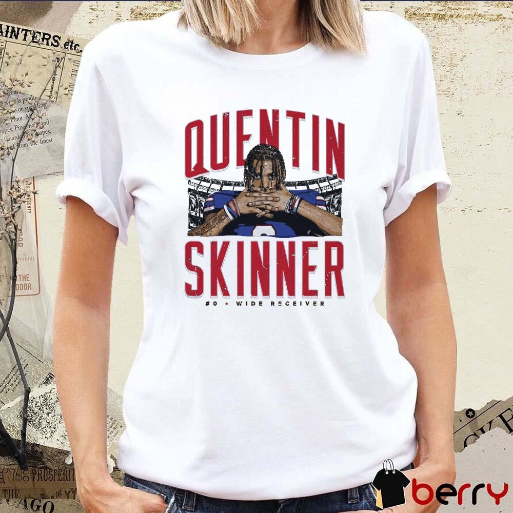 Quentin Skinner College Player Name #0 Kansas Jayhawks Wide Receiver t-shirt