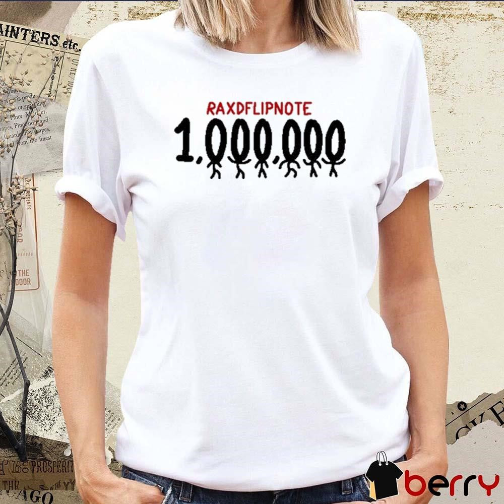 Raxdflipnote One Million t-shirt