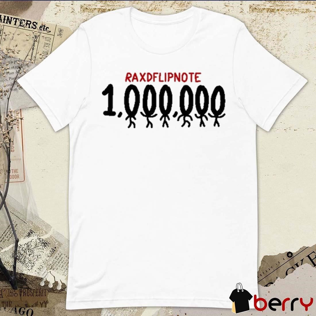Raxdflipnote One Million t-shirt