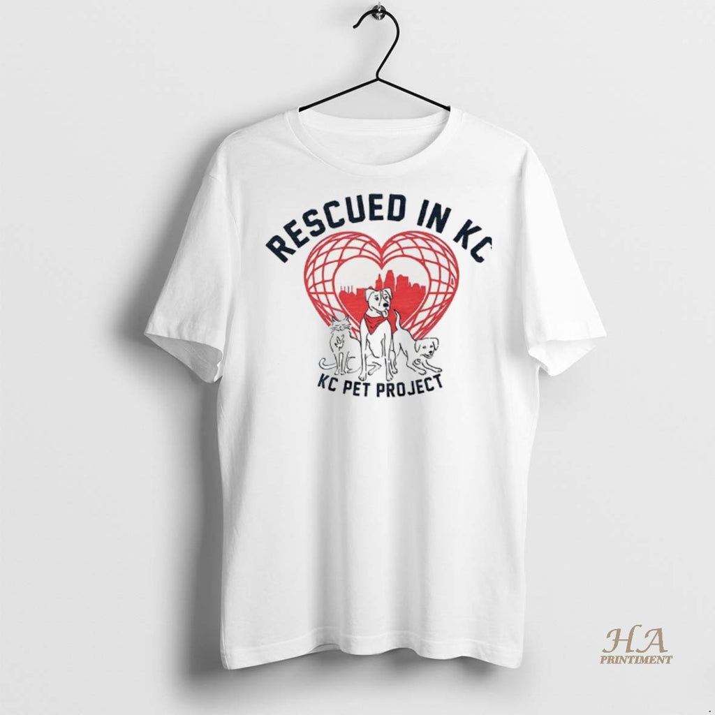 Official Rescued In Kansas City Pet Project Love Pets Shirt
