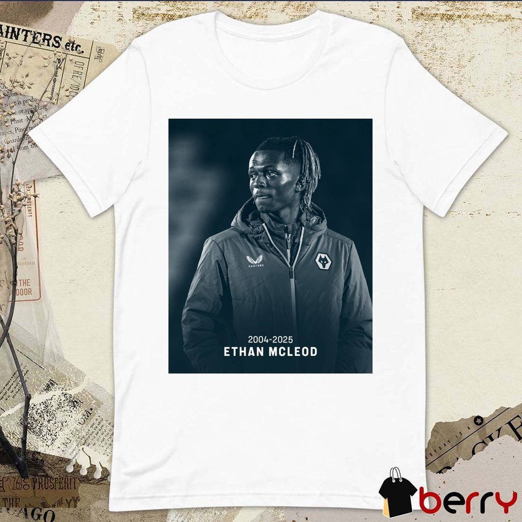 Rest In Peace Ethan McLeod 2004 – 2025 TNT Sports Football Poster t-shirt