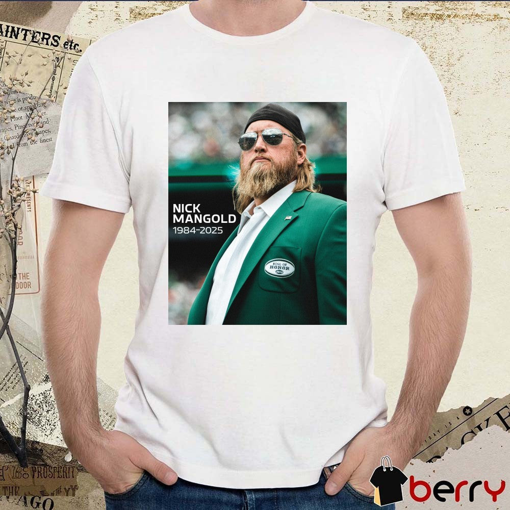 Rest In Peace Legend Nick Mangold 1984 – 2025 New York Jets Poster t-shirt