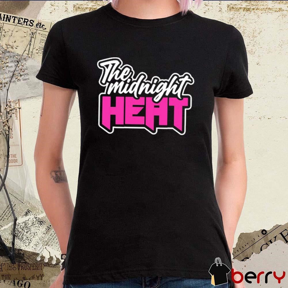 Ricky Gibson Wearing The Midnight Heart t-shirt