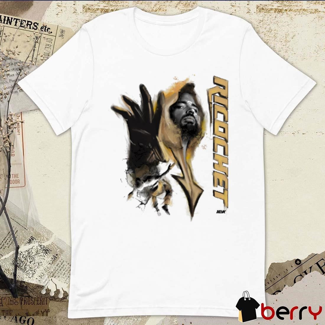 Ricochet – Unstoppable AEW t-shirt