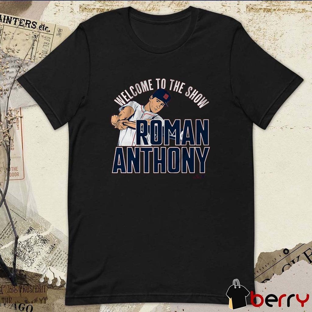 Roman Anthony Welcome to The Show Boston Red Sox MLB t-shirt