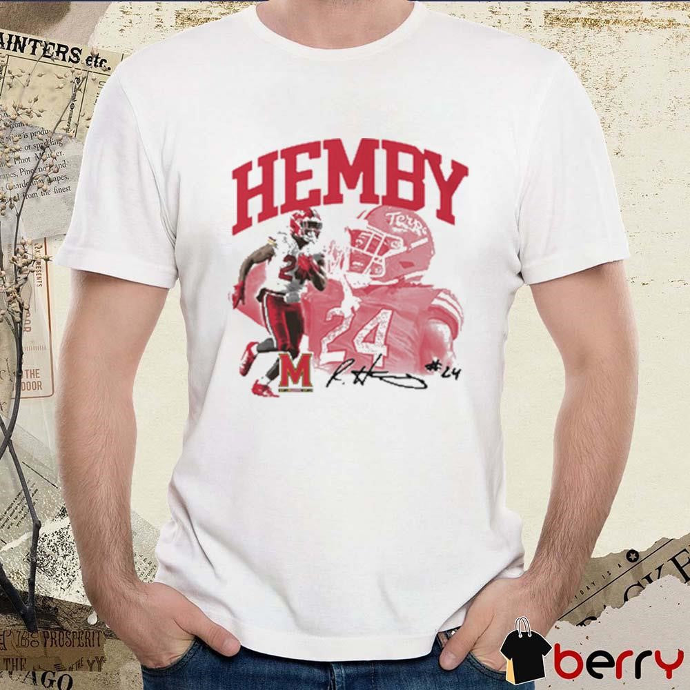 Roman Hemby Maryland Terrapins Spotlight Signature t-shirt