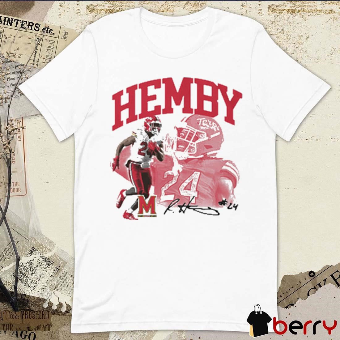 Roman Hemby Maryland Terrapins Spotlight Signature t-shirt