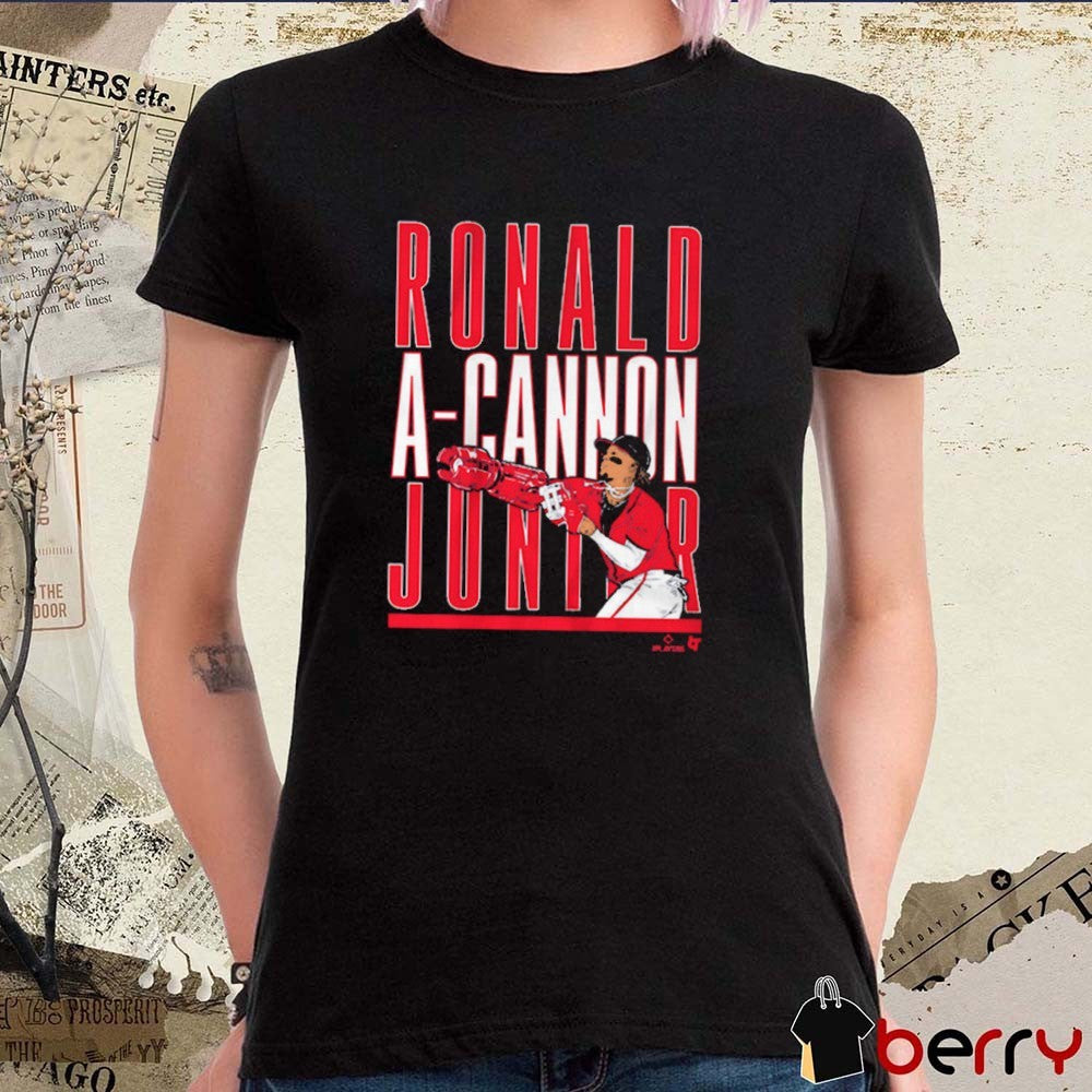 Ronald Acuña Jr A-Cannon Jr Atlanta Braves MLB 2025 Graphic t-shirt