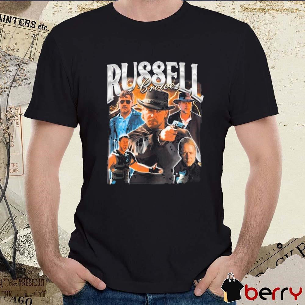 Russell Crowe Vintage Retro 90s Graphic t-shirt