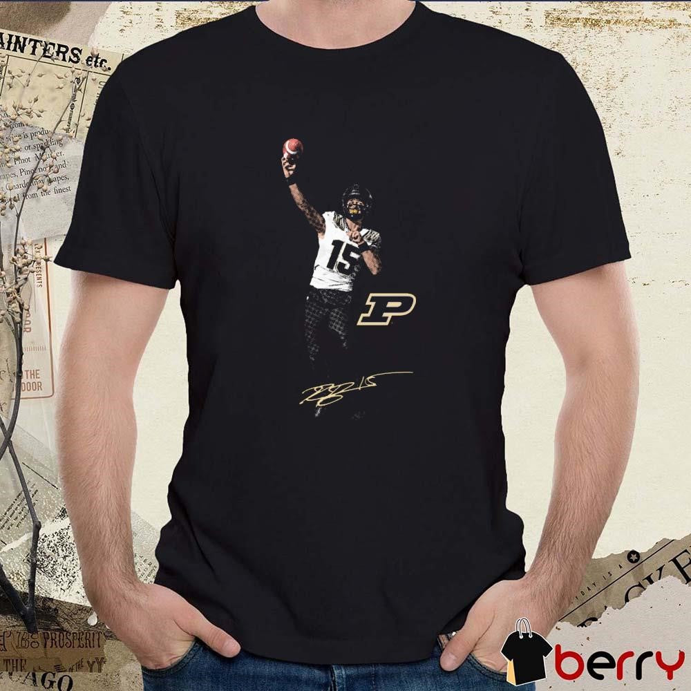 Ryan Browne Purdue Boilermakers Portrait Signature t-shirt