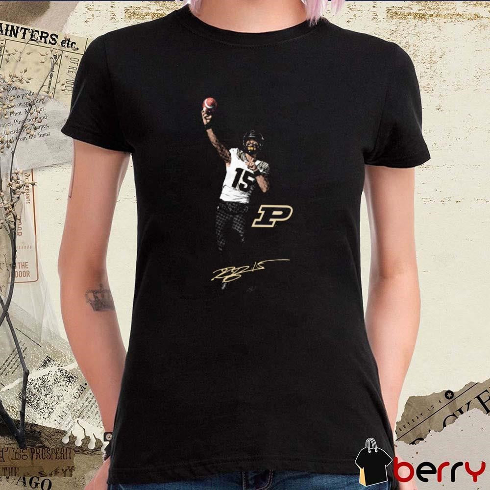 Ryan Browne Purdue Boilermakers Portrait Signature t-shirt