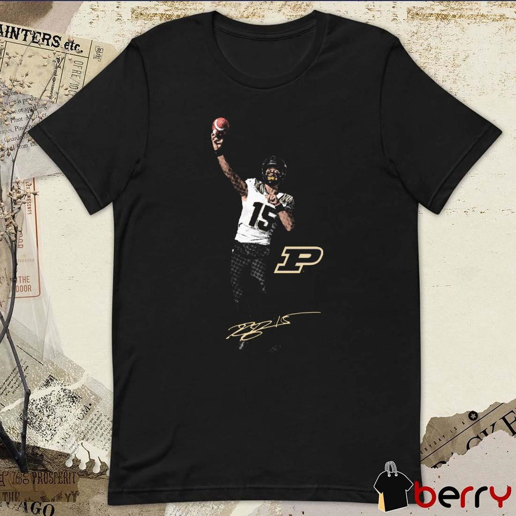 Ryan Browne Purdue Boilermakers Portrait Signature t-shirt