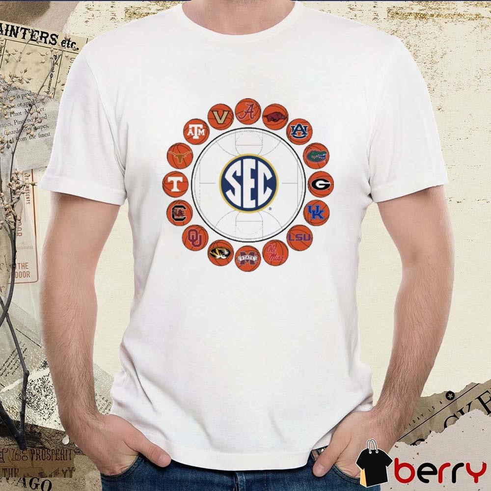 SEC 2024 Basketball 16 Team t-shirt